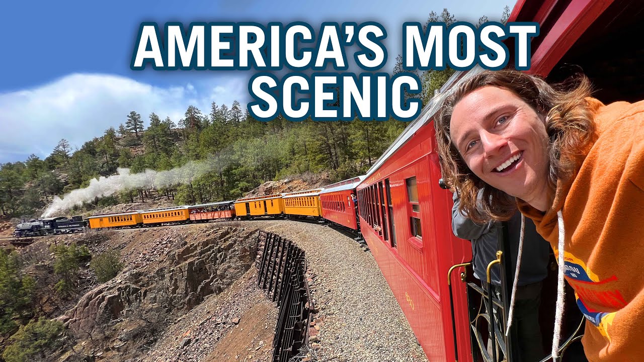 7. Riding America's MOST SCENIC Steam Train to Alaska!