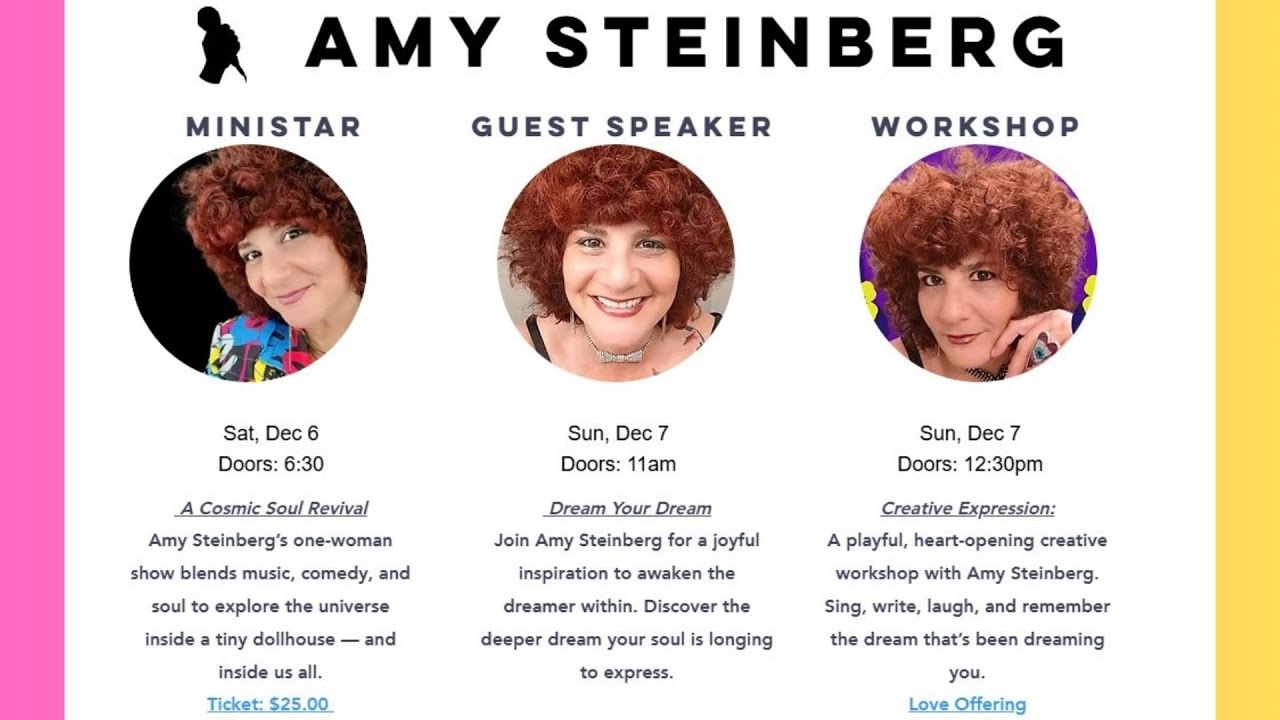 Amy Steinberg Sunday Service at Unity Church Austin