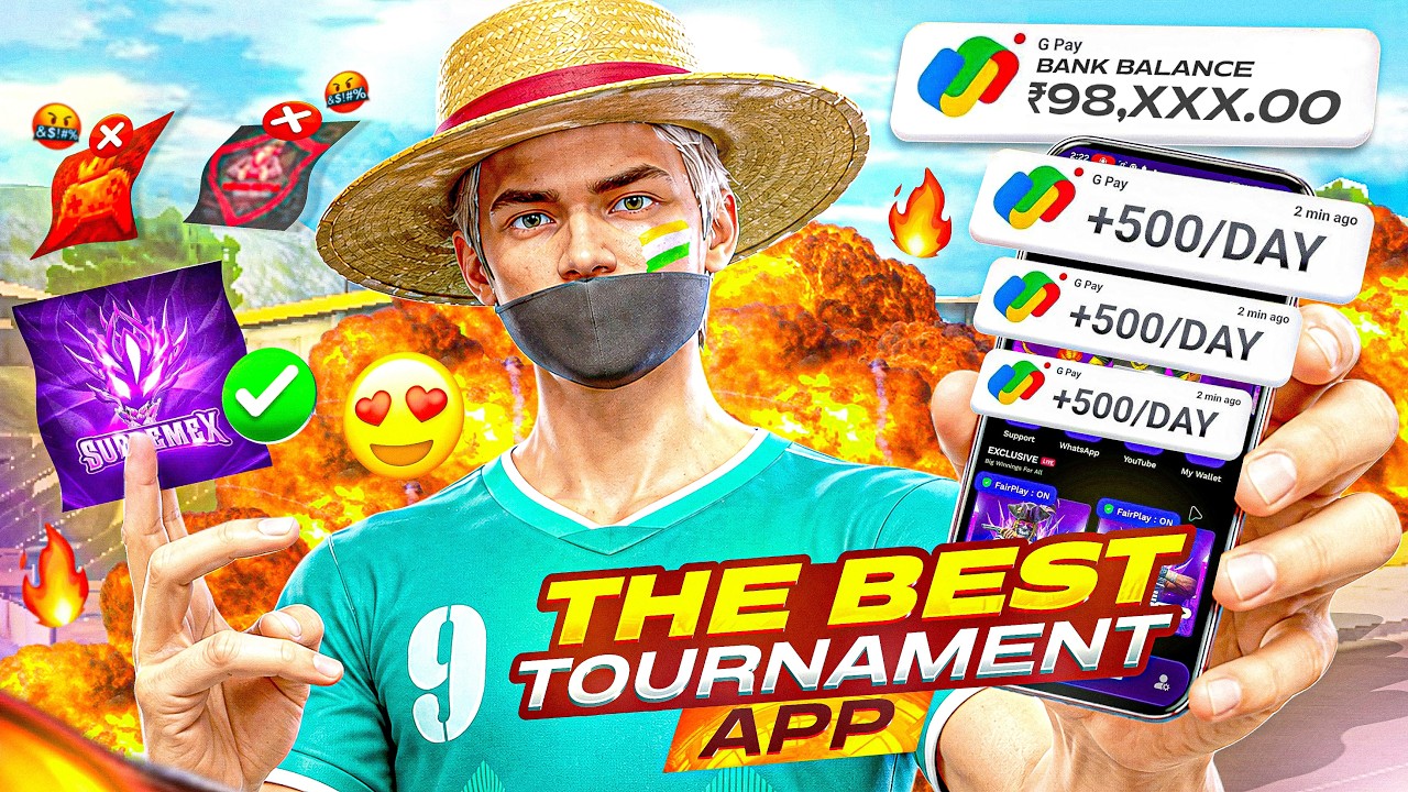 THE BEST FREE FIRE TOURNAMENT APP 😍🔥 | 100% REAL & TRUSTED? 💯 | FREE FIRE TOURNAMENT