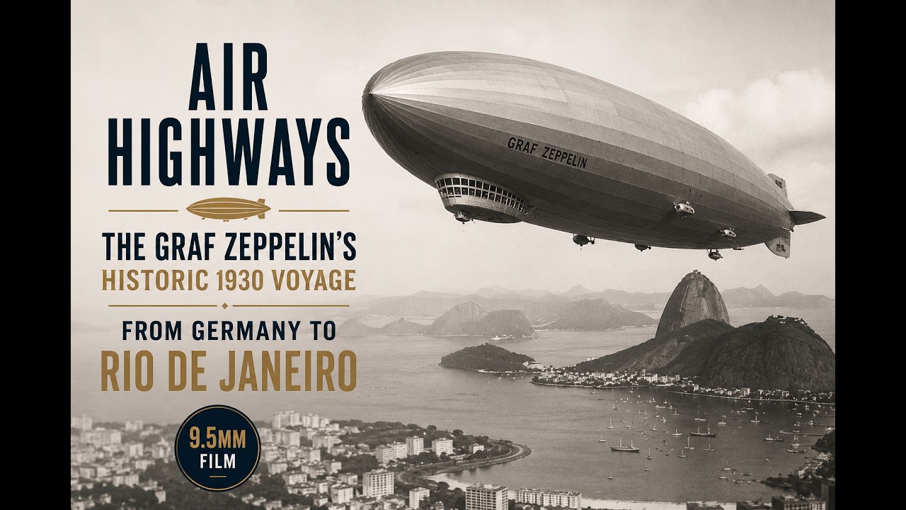 Air Highways  The Graf Zeppelin's Historic 1930 Voyage from Germany to Rio de Janeiro #9.5mm