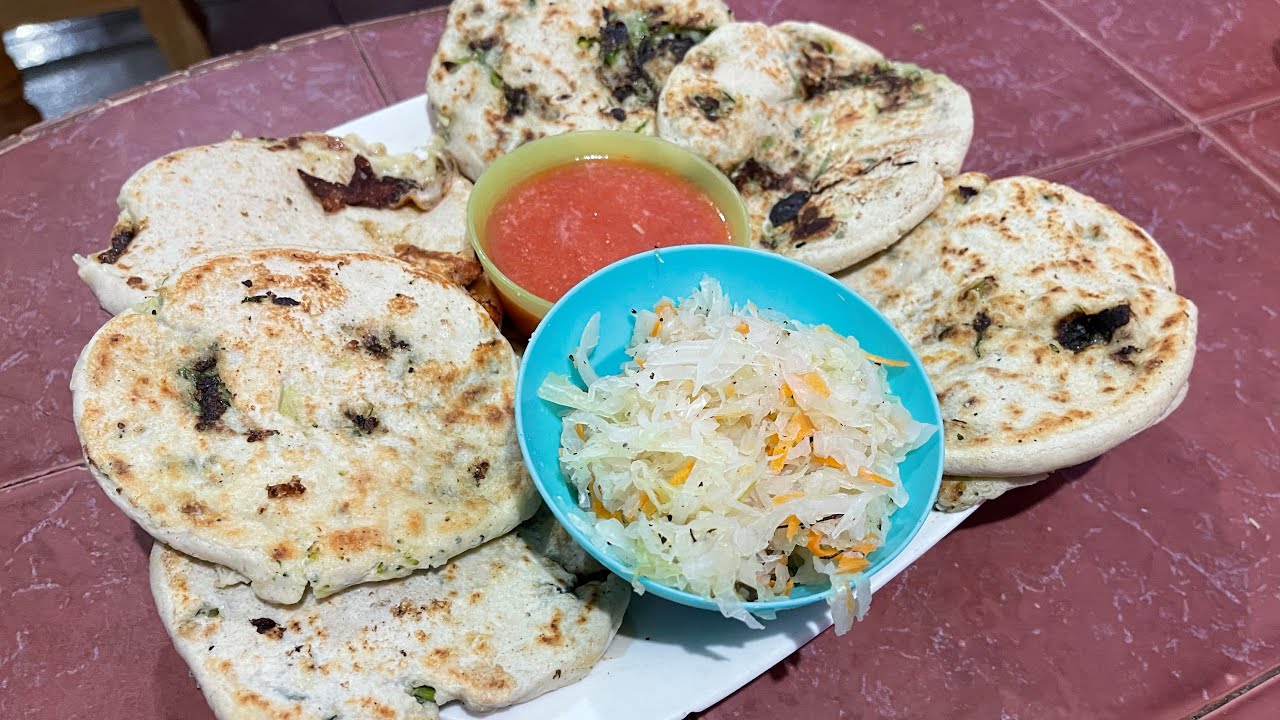 PUPUSAS DE BROCOLI, PAPELILLO Y PEPINO . Asi se hacen pupusas deliciosas y ligeras en casa.