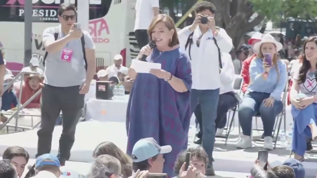 Cierre de campaña Eduardo Rivera con Xóchitl Gálvez en Puebla