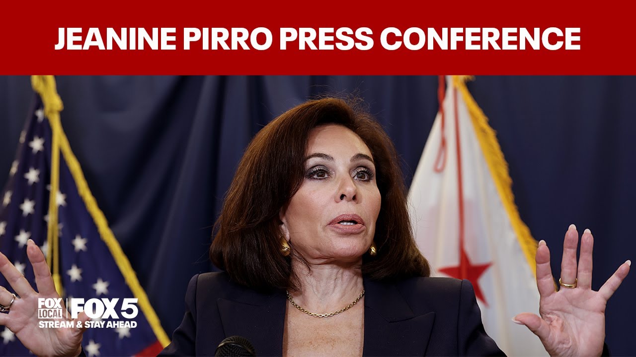 WATCH: Jeanine Pirro press conference