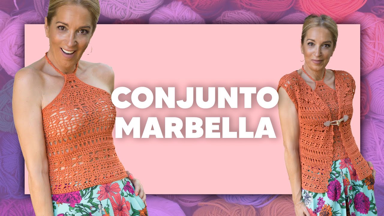 CONJUNTO MARBELLA - TEJER CROCHET SÚPER FÁCIL en Tejer es de guapas