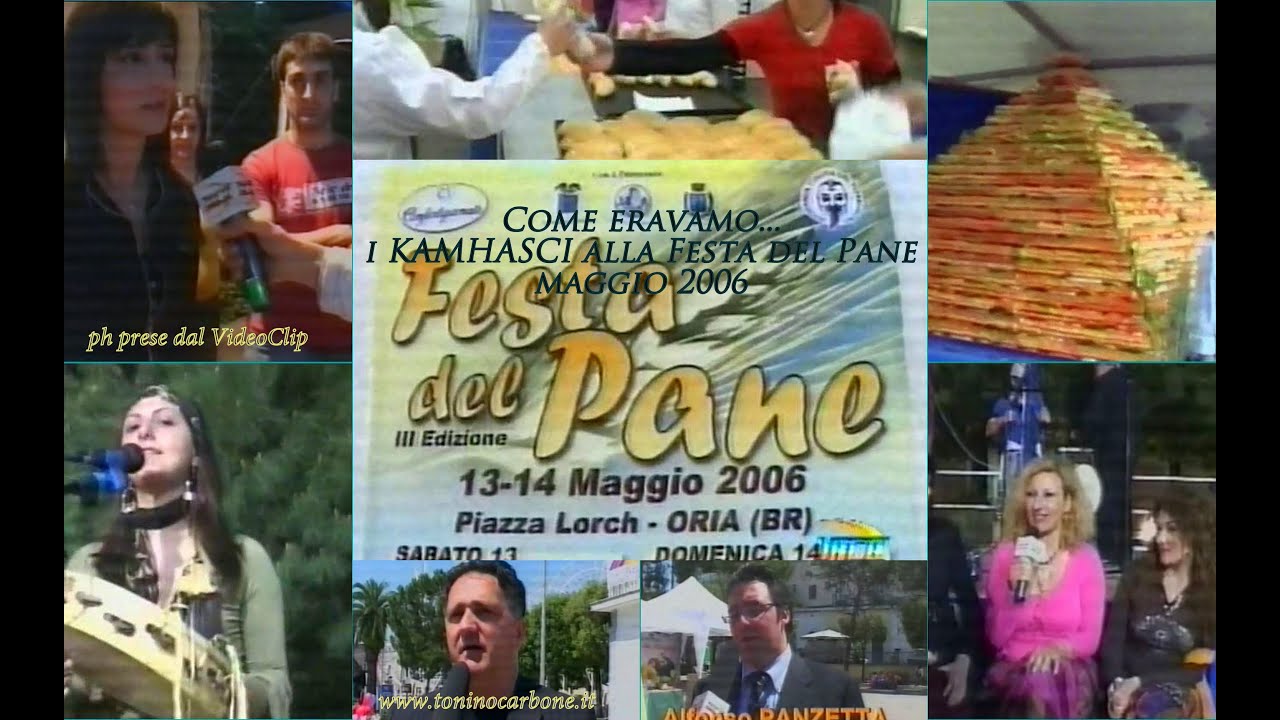 Come eravamo... Festa del Pane con i Kamhasci riprese di TRCB del 13 maggio 2006