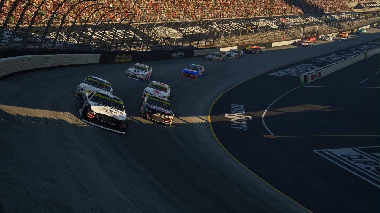 Bristol Motor Speedway INTENSE green white checkered finish