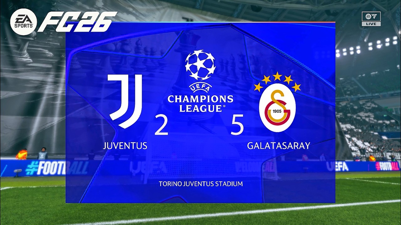 FC 26 - JUVENTUS vs GALATASARAY | UCL Playoff R16 Leg 2 – Simulazione Career Mode