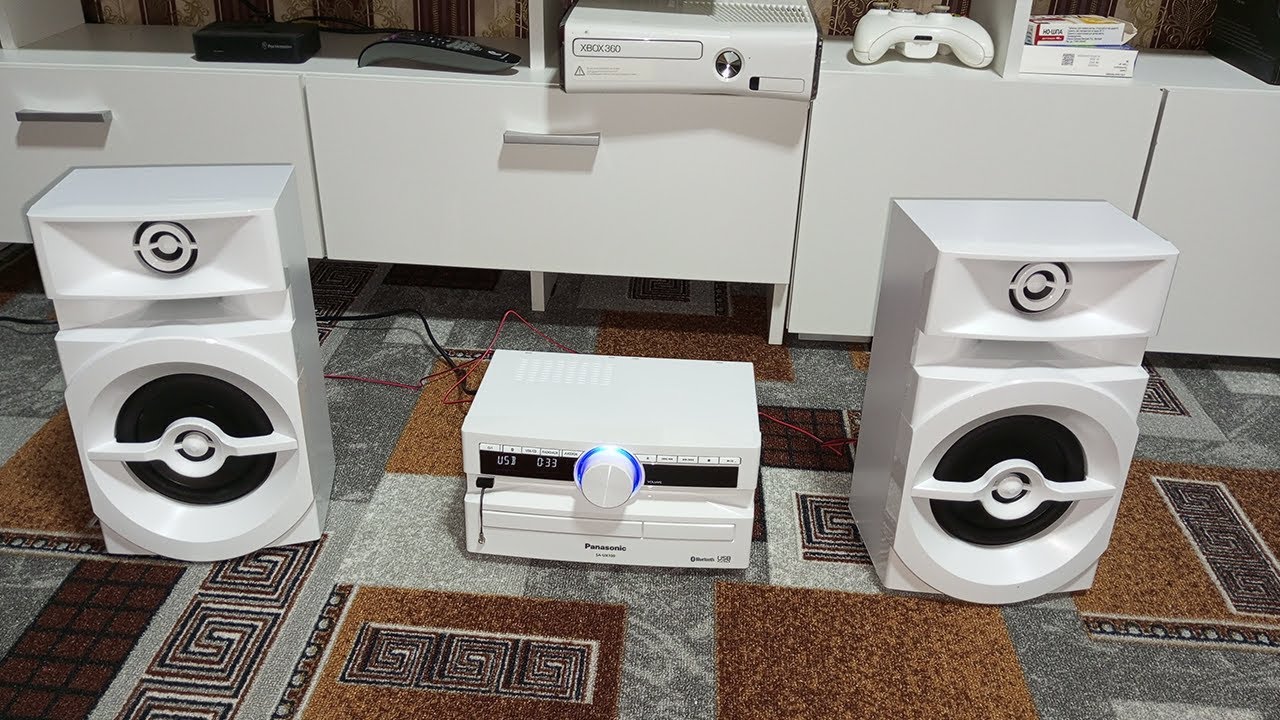 РАСПАКОВКА МИНИСИСТЕМА PANASONIC SC-UX100EE-W