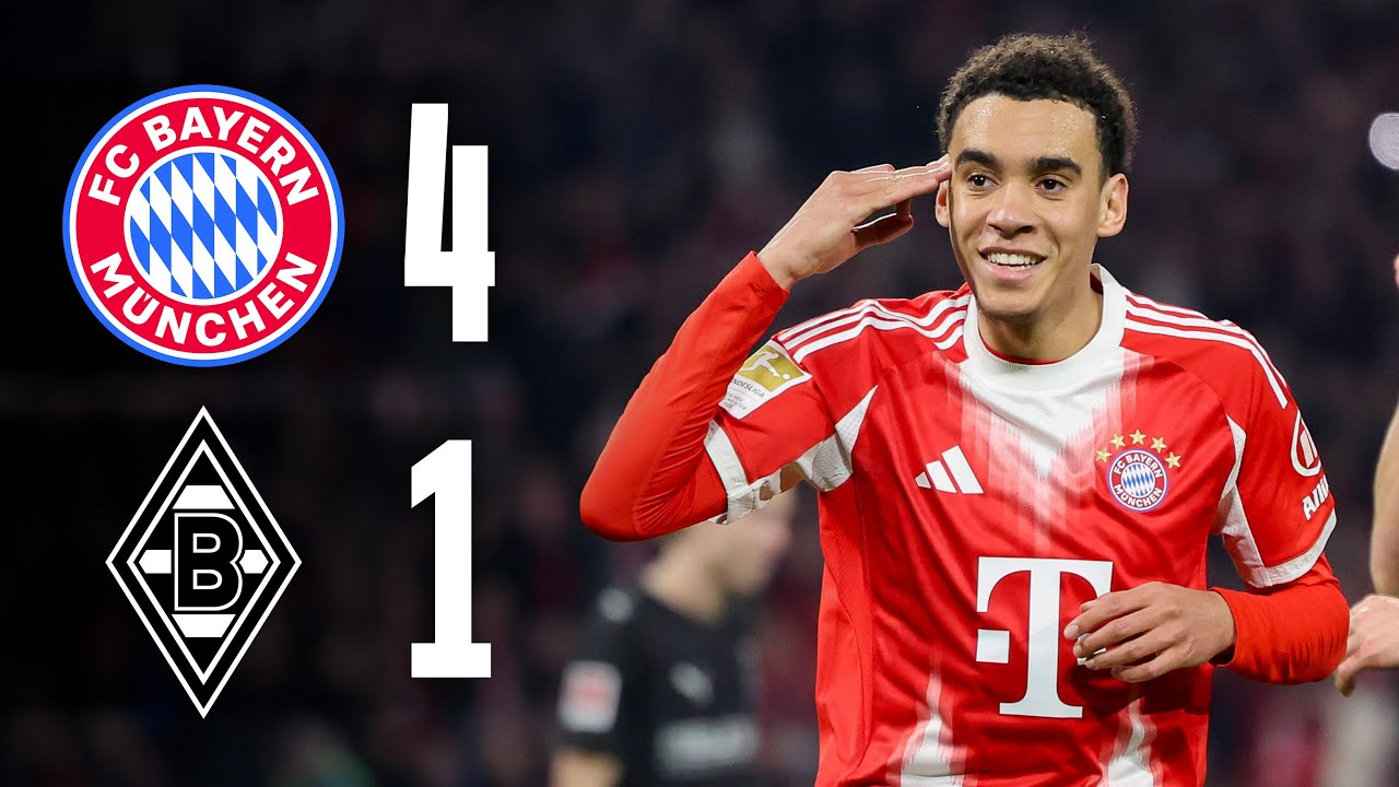 First Bundesliga goal for Musiala this season! | FC Bayern 4-1 Borussia M'gladbach | Highlights