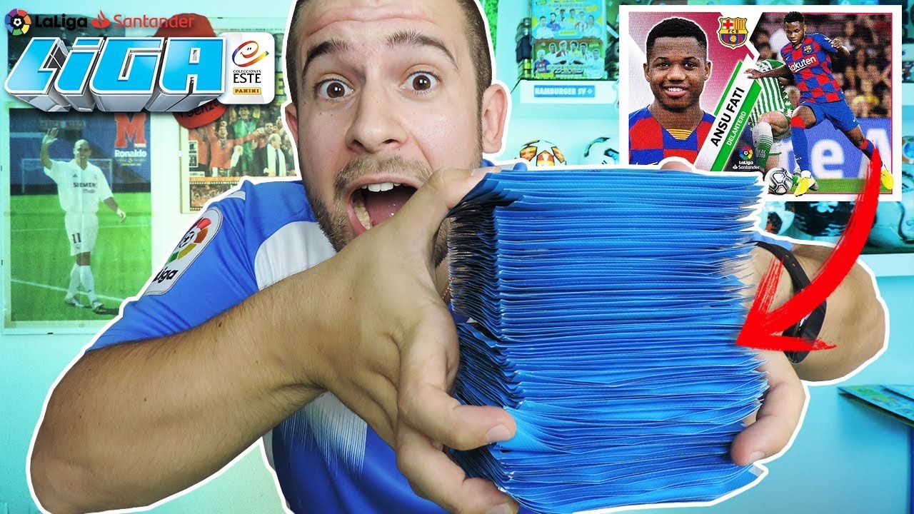 ABRIMOS 100 SOBRES DE CROMOS DE 4º EDICIÓN | LIGA ESTE 2019-20
