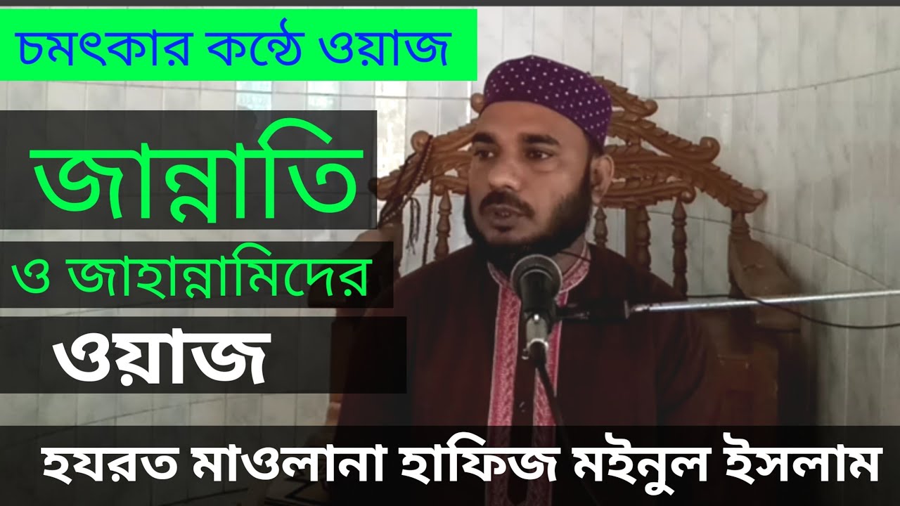 জান্নাতি ও জাহান্নামিদের ওয়াজ | Hafiz Moynul Islam |  holy tv | new waz 2021