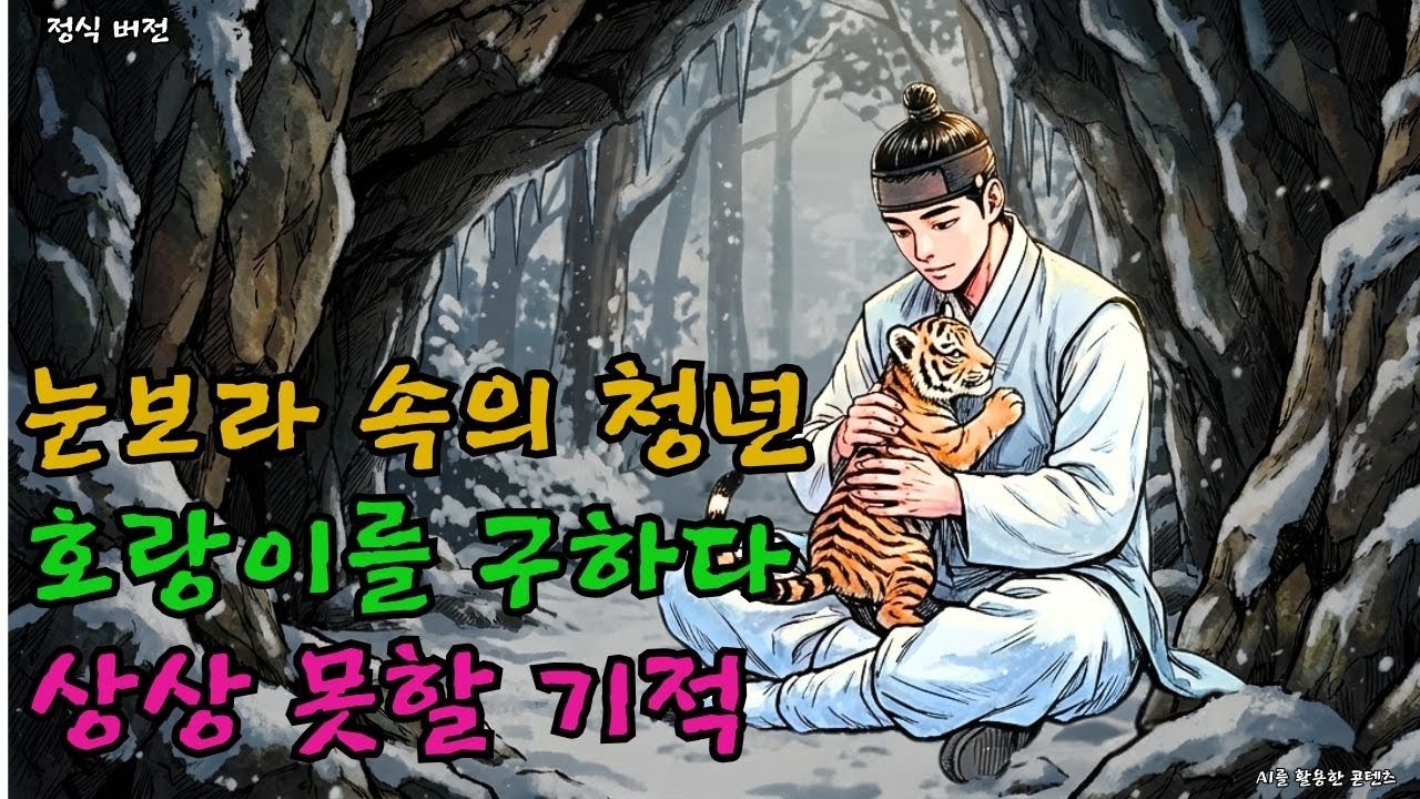 포박된 아기 호랑이를 구한 은우의 용기가 가져온 충격적인 반전 | 야담 | 설화 ㅣ전설 | 오디오북 | 민담