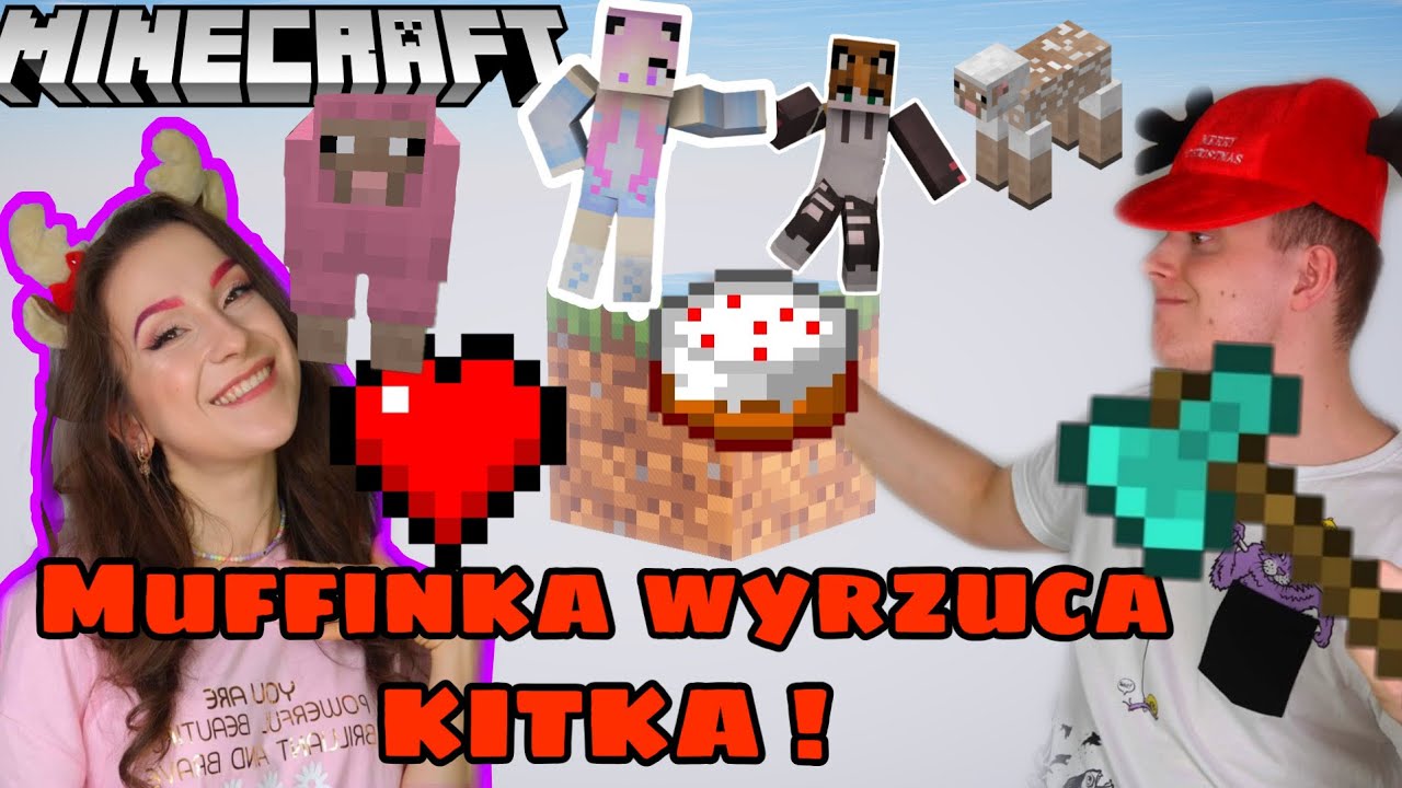 MUFFINA WYRZUCA KITKA😂 Z WYSPY ! 😂JEDNE BLOK z @muffinaartgaming