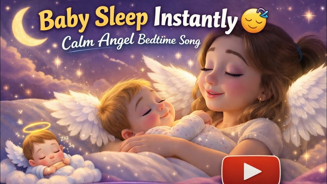 Peaceful Night, Sweet Dreams 👼🌙 | Baby Lullaby Music