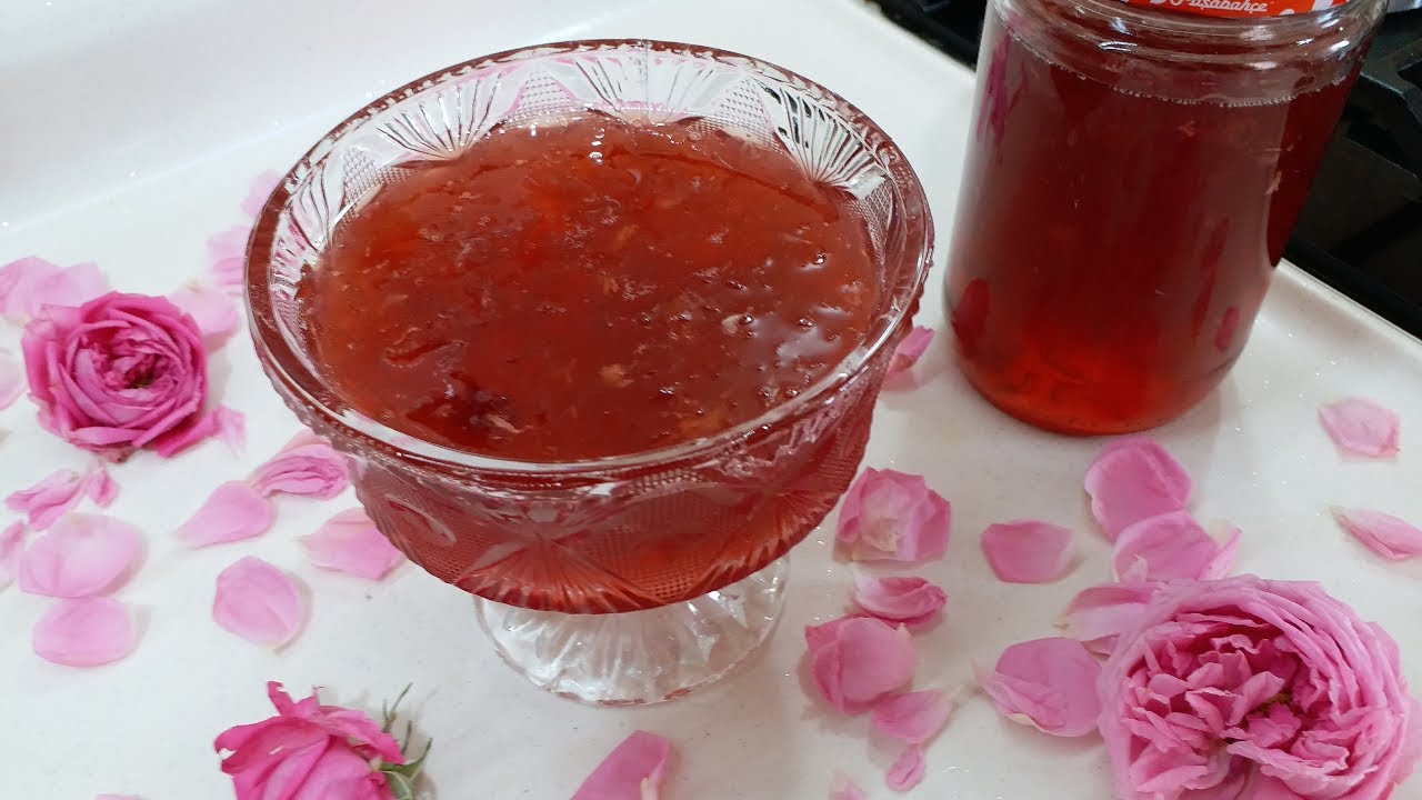Receta origjinale e reçelit te trendafili me ngjyre dhe arome maksimale. Reçel trendafili.