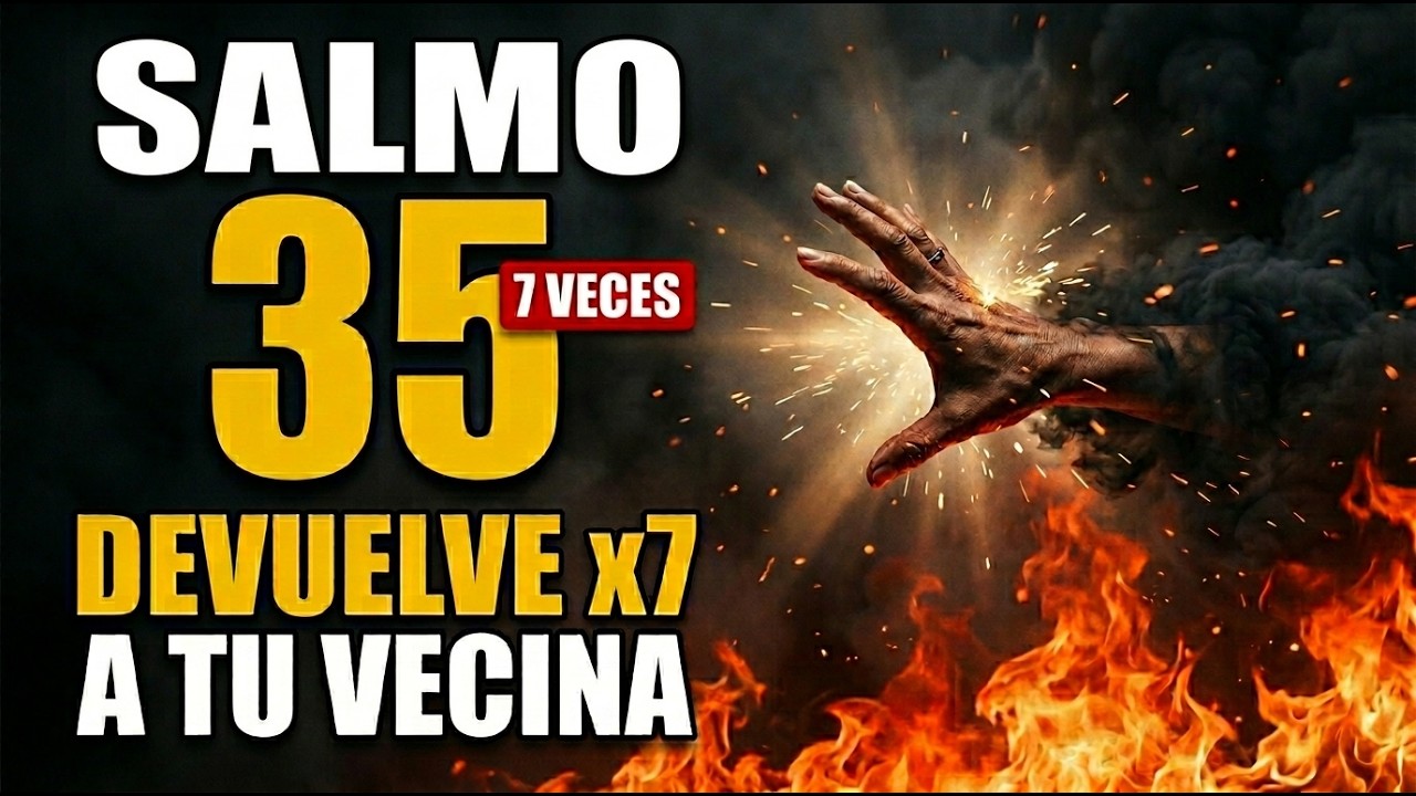 🔥 7 Veces SALMO 35: DEVUELVE la Brujería de tu Vecina Envidiosa y EXPONE al Traidor en 24 Horas