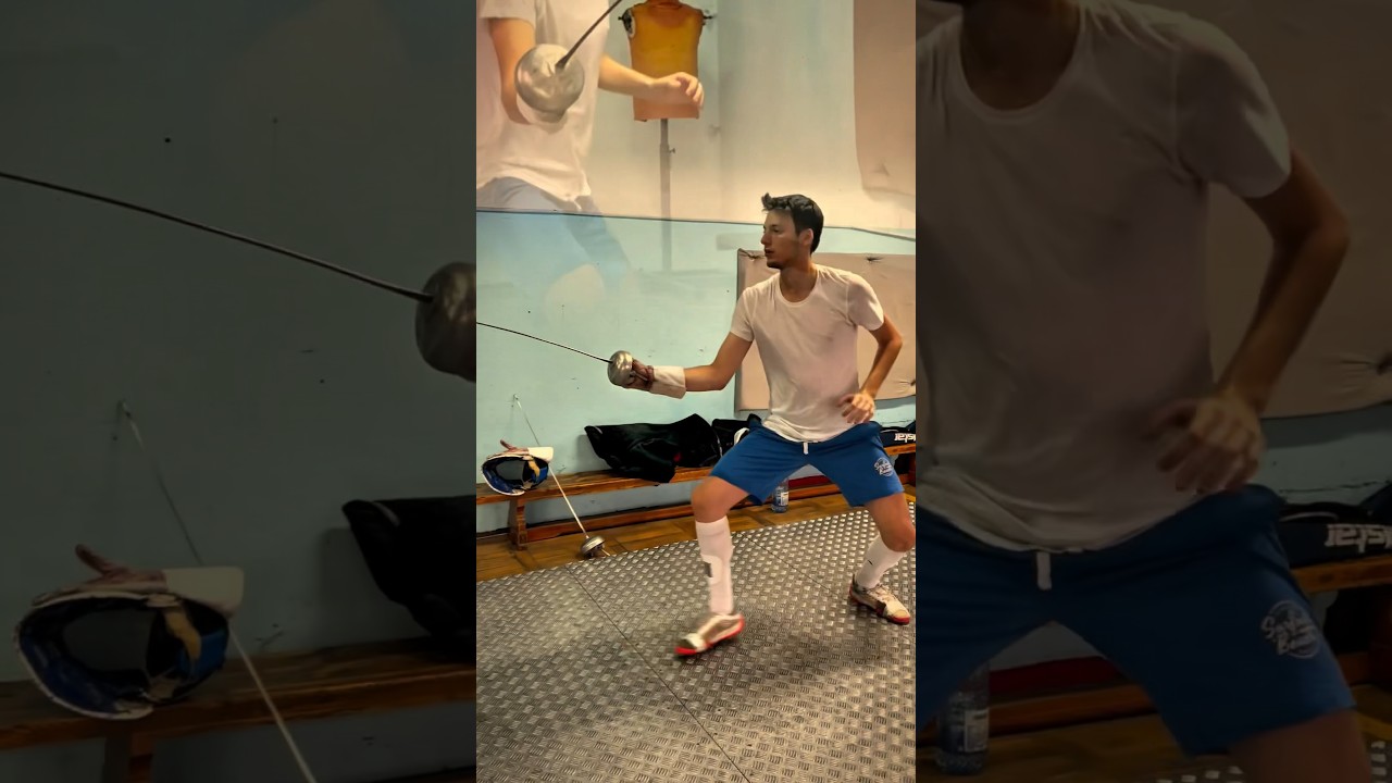 Let&rsquo;s go viral with this short! Epee fencing training 🤺#fencing #epee #epeefencing #training #sport