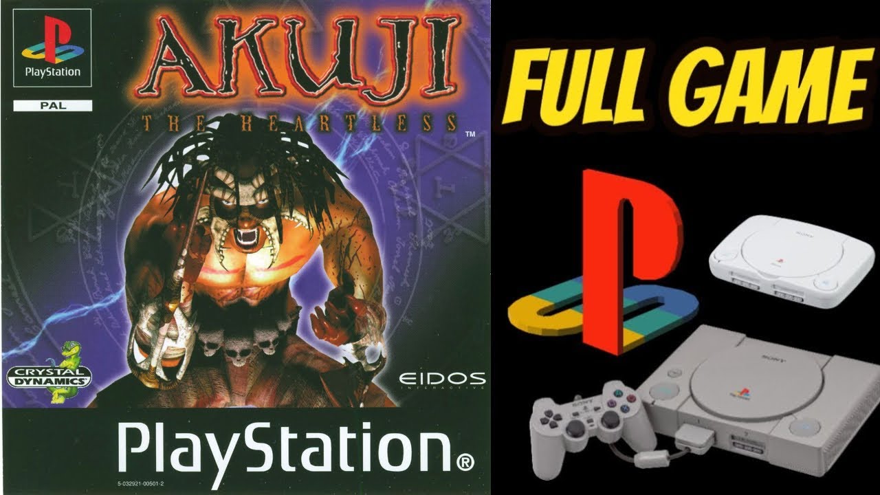 Akuji the Heartless [PS1] 100% ALL ANCESTORS Longplay Walkthrough Playthrough Movie FULL GAME🔴