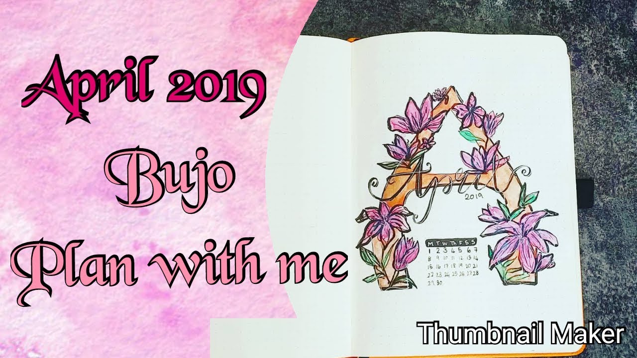 Bullet Journal I April Setup 2019 I Plan with me I Magnolia