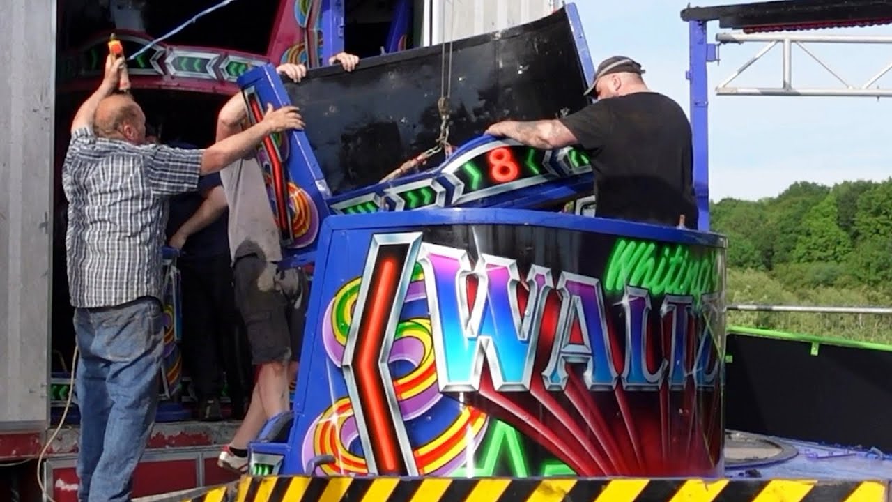 FUN FAIR BUILD UP/PULL ON | Ashley Woods Fun Fair Gallows Ilkeston | June 2021