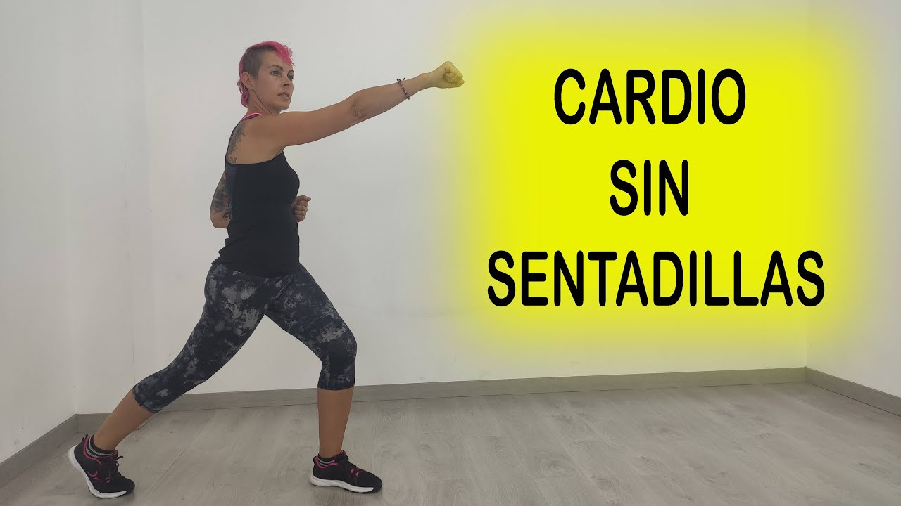 Ejercicios cardio para adelgazar sin sentadillas ni saltos - Bajo impacto para proteger tus rodillas