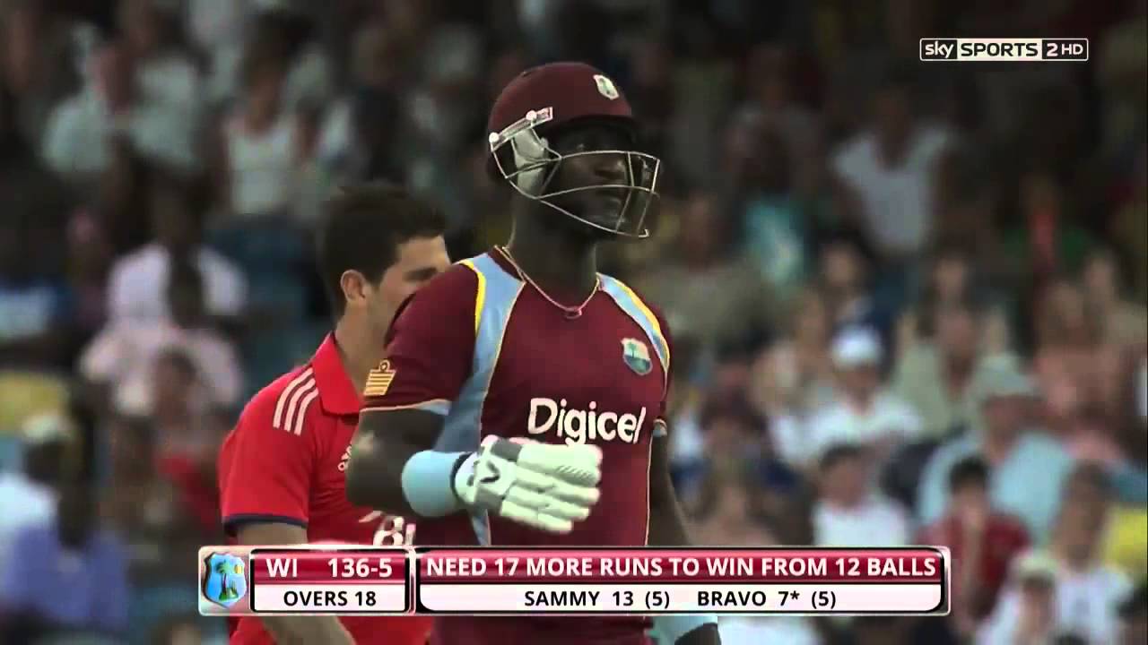 Darren Sammy 30 off 9 Balls Vs England 2nd T20I 2014 HD