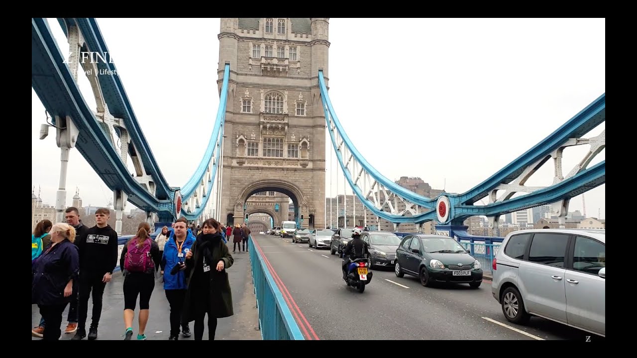 Doha To London Trip Day 1 in 4K - Featuring Qatar Airways Business Class, London Tower Bridge & The
