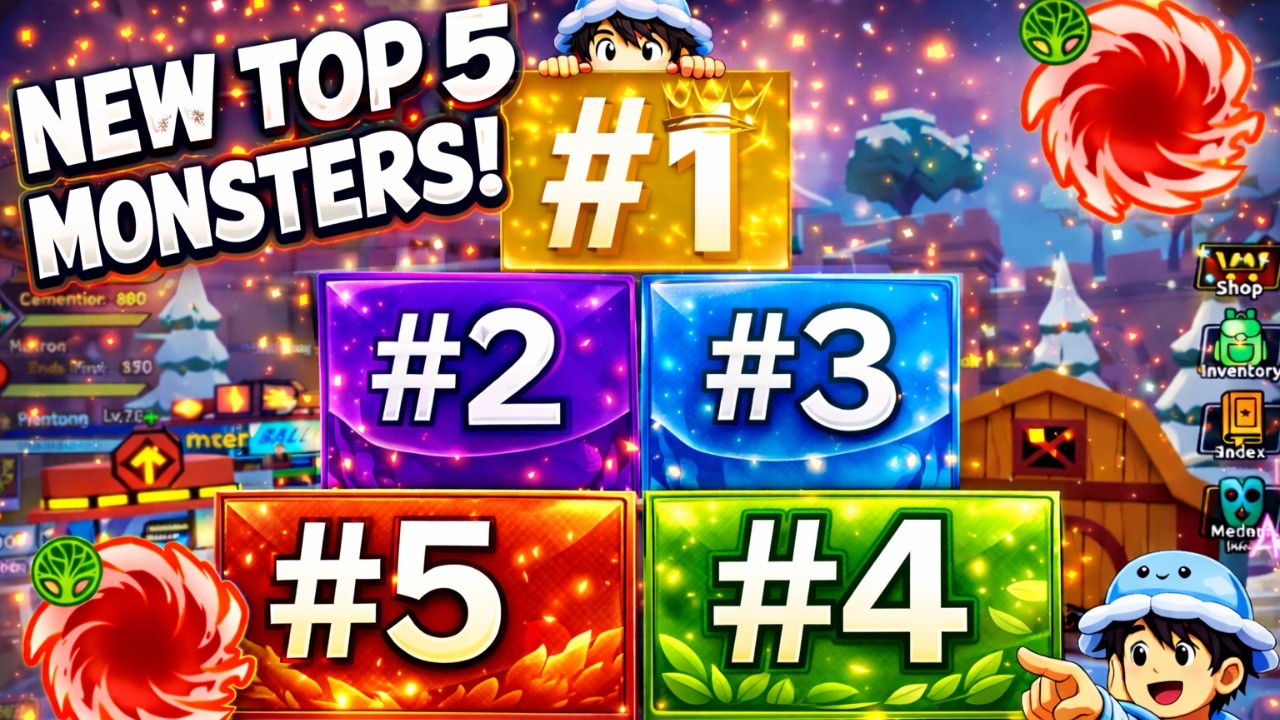 You need these monsters for LEADERBOARD!!! [Catch a Monster]