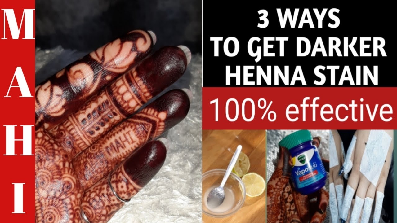 HOW TO GET DARKER HENNA STAIN | STEP-BY-STEP |100% EFFECTIVE & PROVEN
