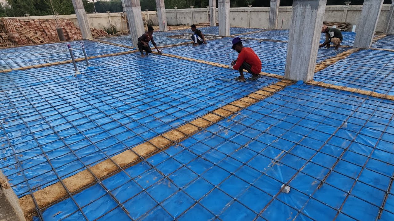 ২৬০০ স্কয়ার ফিট ফ্লোর  ঢালাই দিতে কতটুকু রড  সিমেন্ট খুয়া লাগবে ! Momin construction ? 