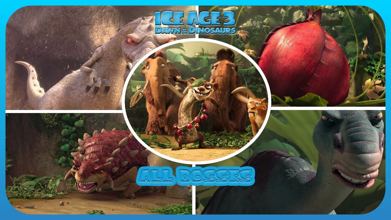Ice Age: Dawn Of The Dinosaurs All Bosses (PS3, PS2, X360, Wii, PC)