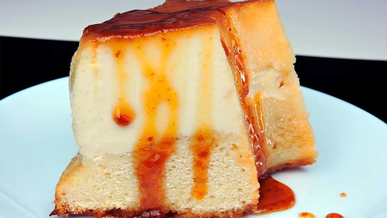 Bizcoflan (bizcocho y flan en uno)