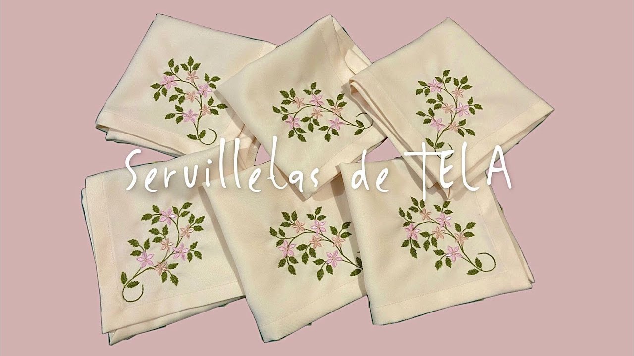 SERVILLETAS DE TELA🌷 |DIY❤️ | Esquinas Perfectas!