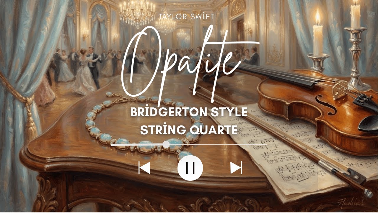 Taylor Swift - Opalite | Bridgerton Style String Quartet | Classical Version for Studying & Reading