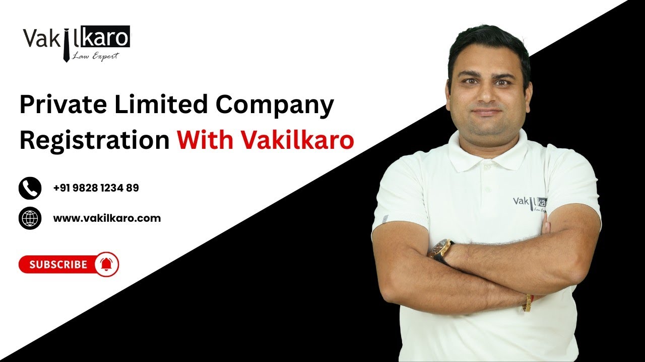 Private Limited Company Registration | #vakilkaro #privatelimitedcompany #registration