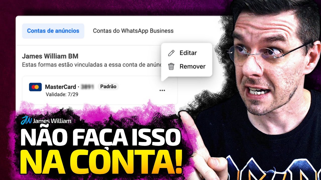 COMO TROCAR O CARTÃO DE CRÉDITO DA CONTA DE ANÚNCIO SEM TOMAR BLOQUEIO