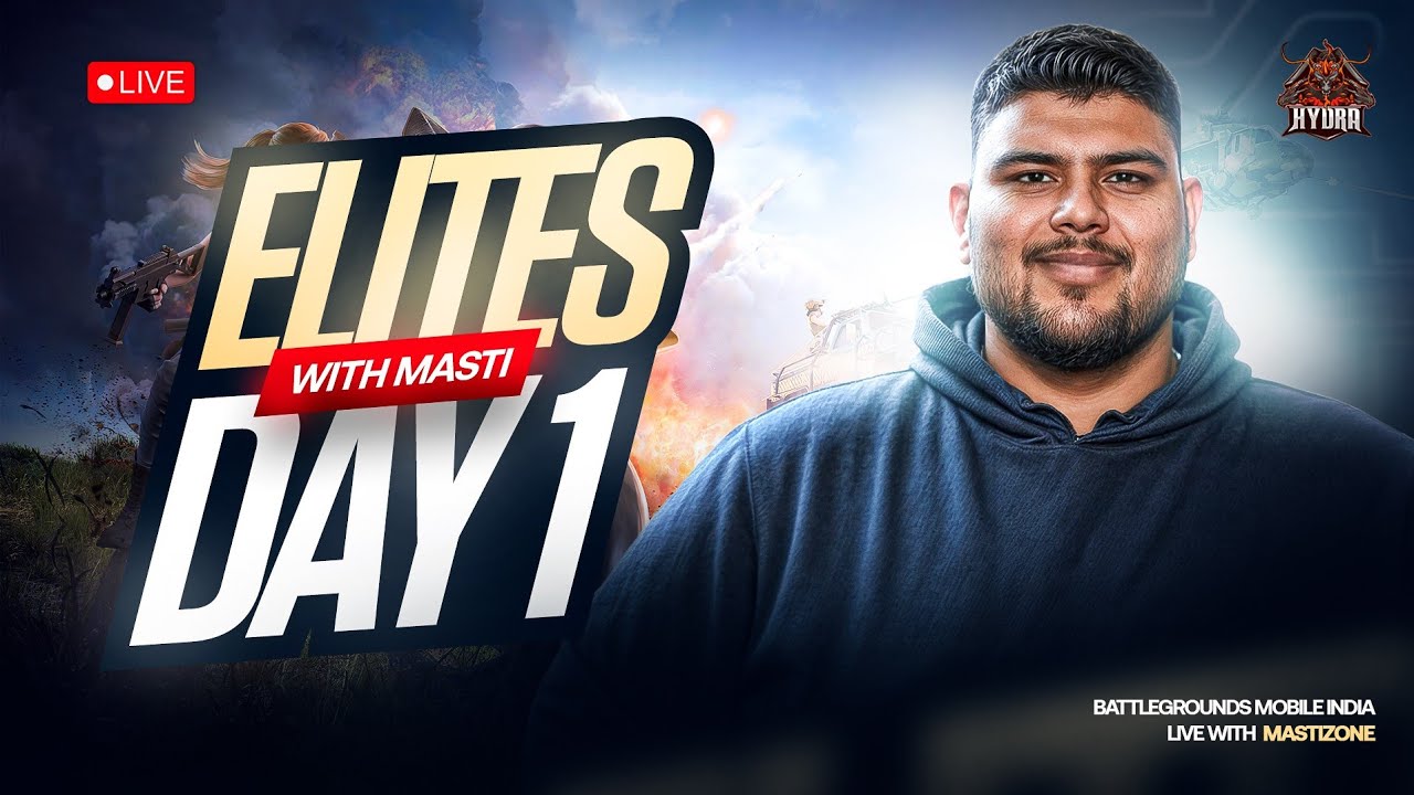 🇮🇳 ELITES ARE BACK 🔥 | BGMI LIVE | HYDRA MASTIZONE