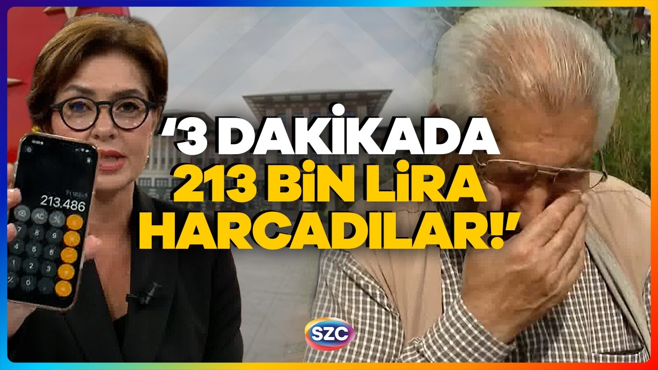 Saray Dakikada 71 Bin Harcıyor! Emekli Yokluktan Ağlıyor! &Ouml;zlem G&uuml;rses Canlı Yayında Hesapladı