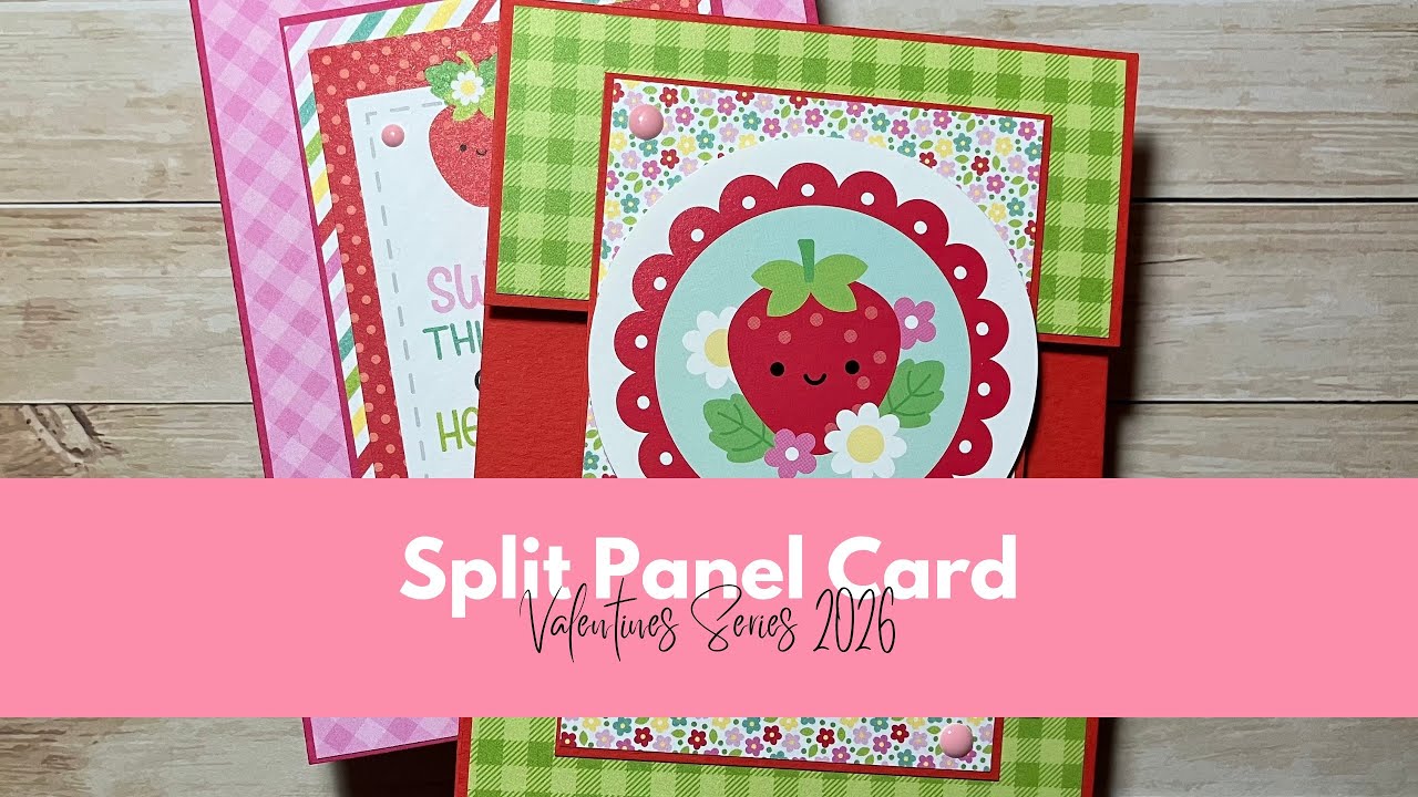 Split Panel Card - Valentine’s Series 2026 #valentinesseries2026