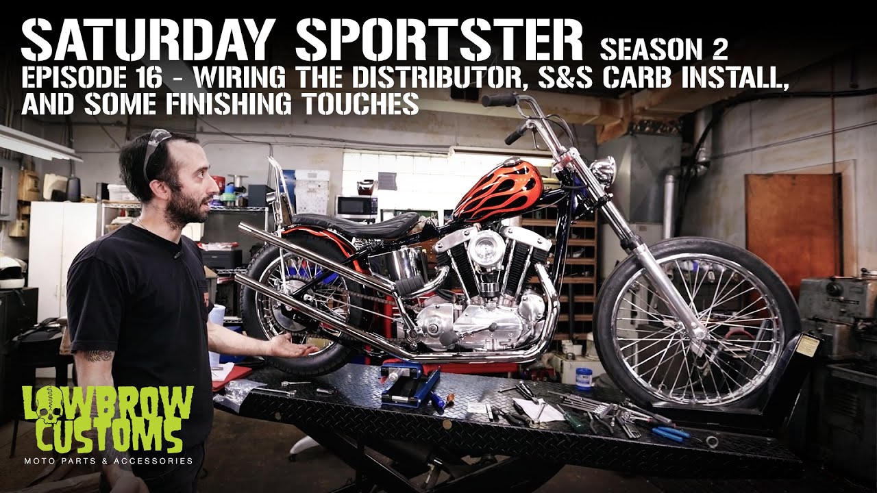 Saturday Sportster - Сезон 2 - Эпизод 16: Подключение распределителя, установка карбюратора S&S и...