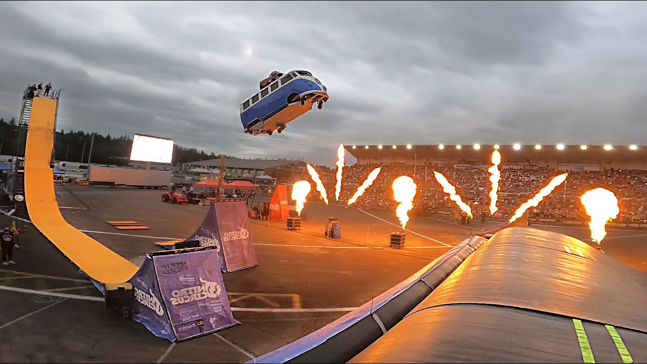 1ST TIME JUMPING THE BUS AT NITRO CIRCUS!