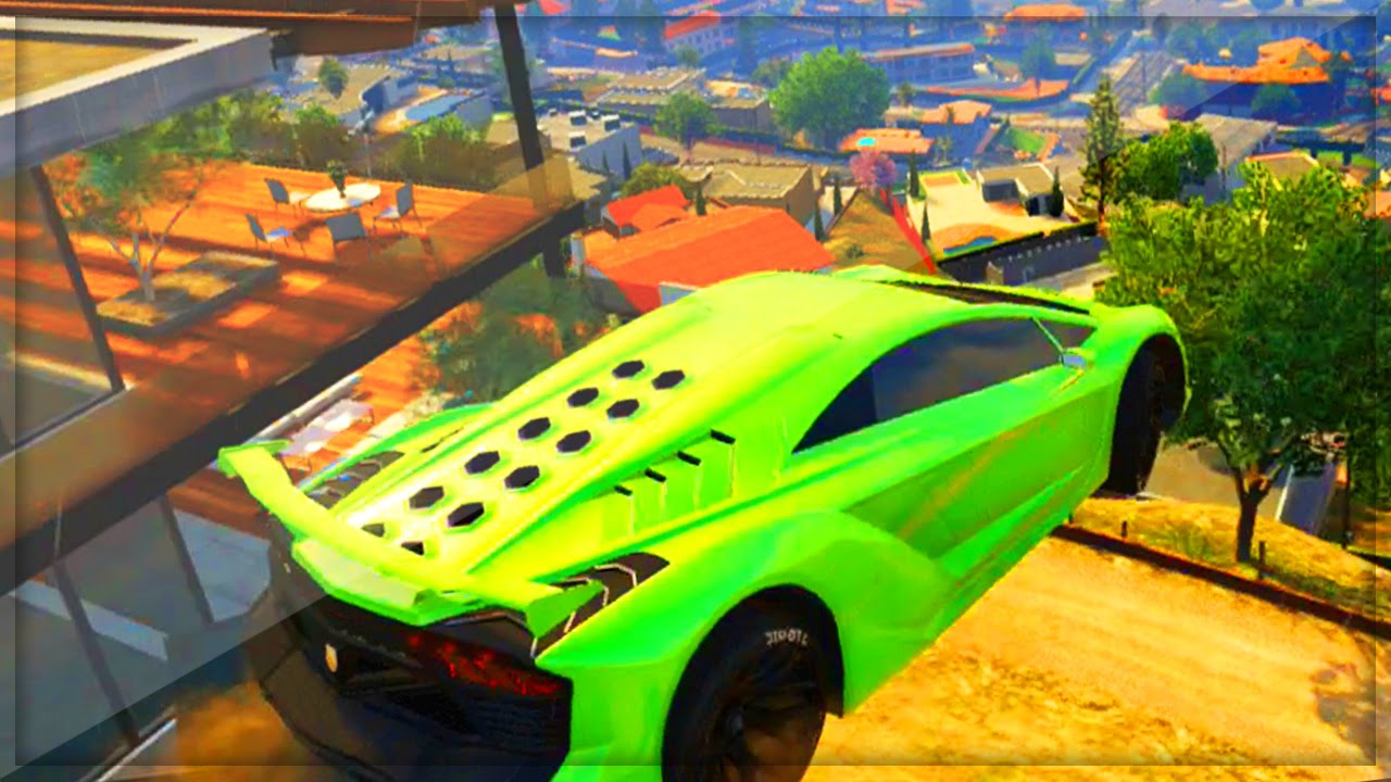 Insane Stunts Race Online (GTA 5 Funny Moments)