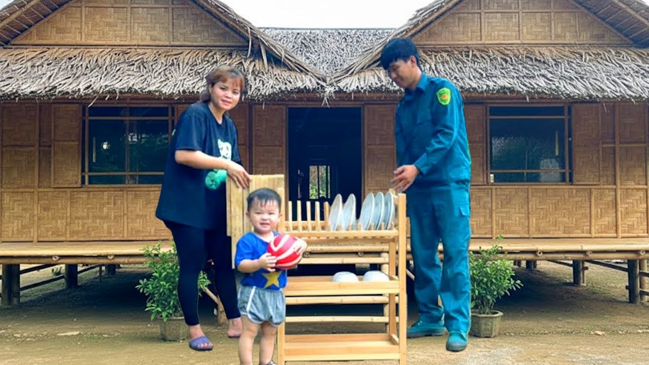Commune official supports single mom building a cupboard | Bap’s new toy