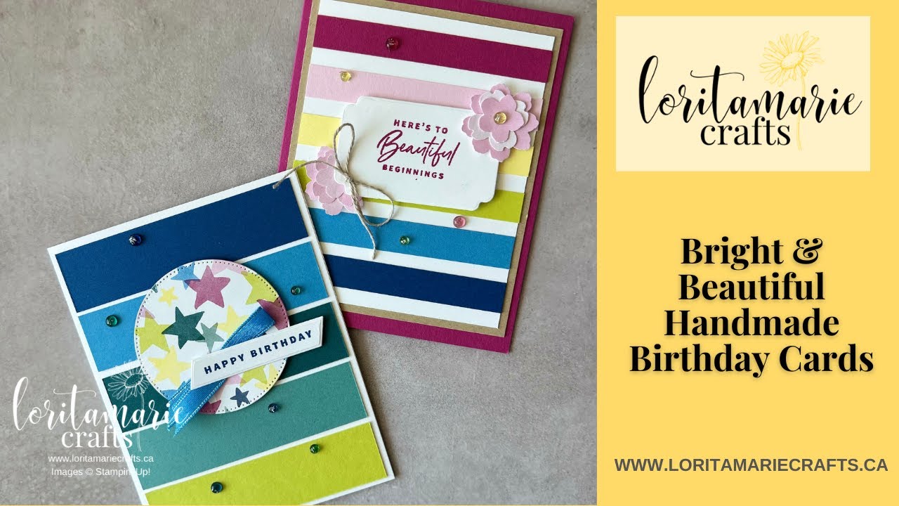 Bright & Beautiful Birthday Cards