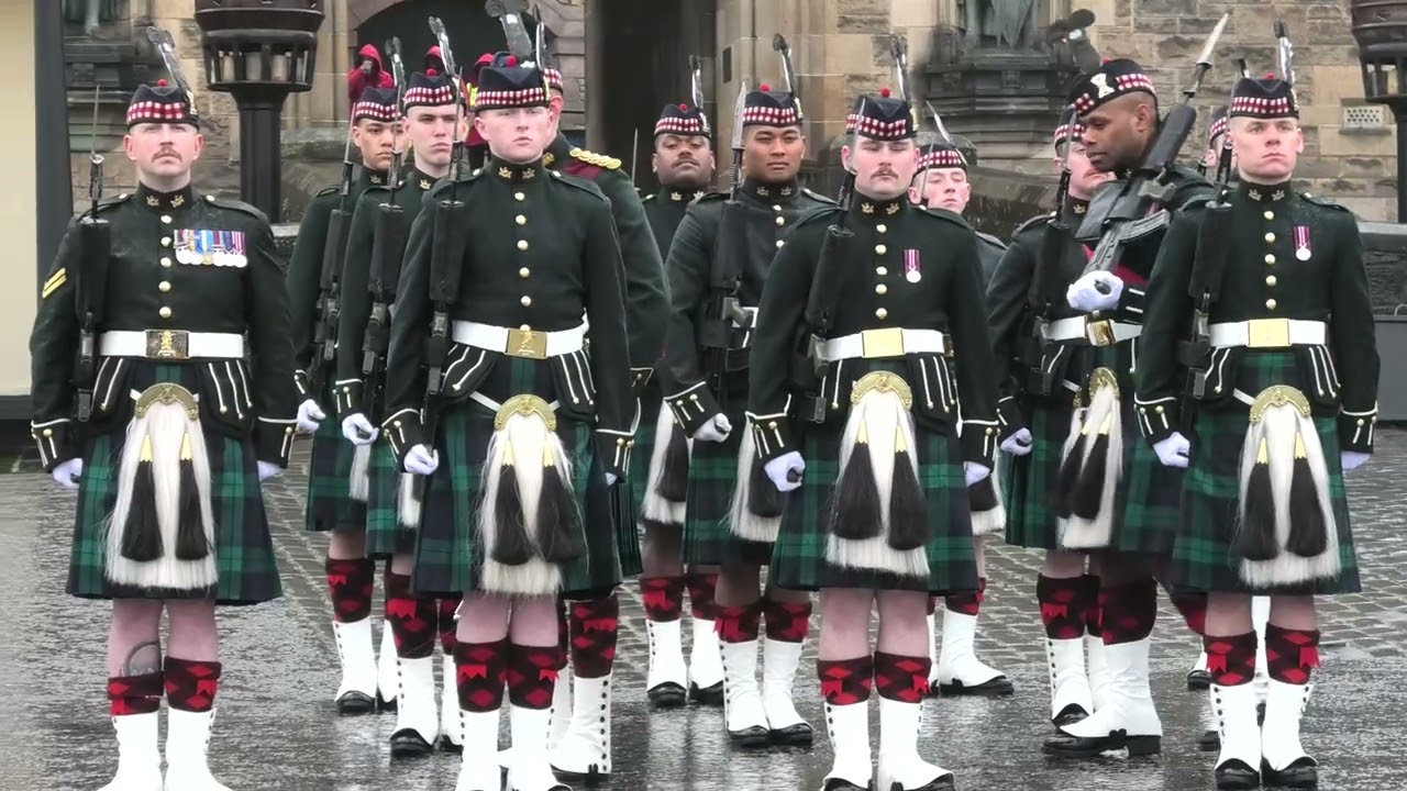 King Charles - 1 Year Coronation - Edinburgh Castle Guard Mount