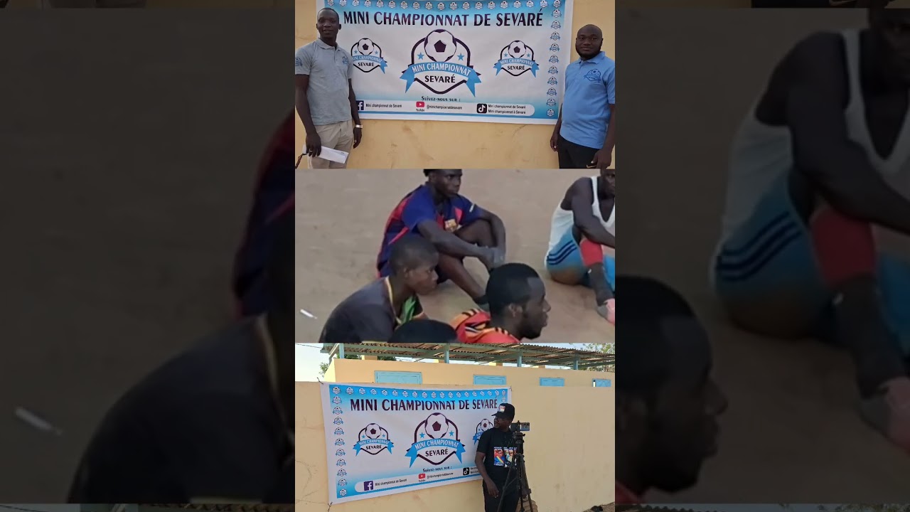coach Doumbia Fc PIERRE avec son groupe pour affronter USB/ 5è journée du Minichampionnat de sevaré 
