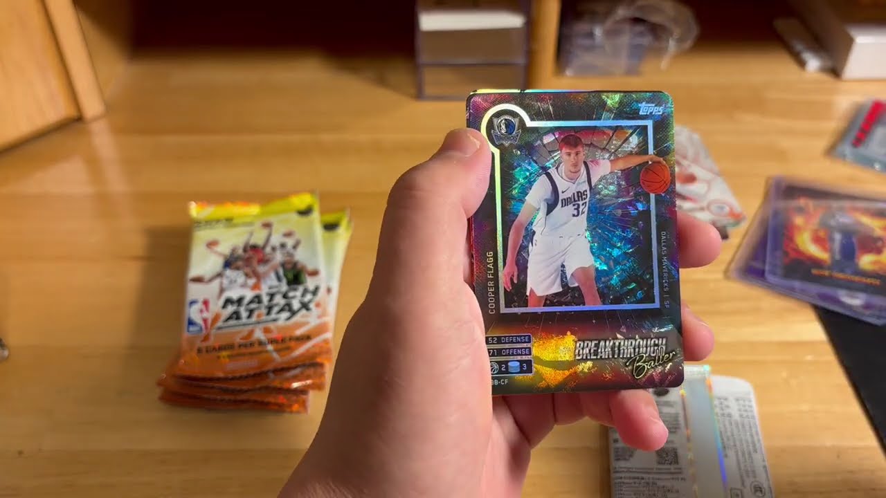 RARE COOPER FLAGG RCs FOUND!!  2025 MATCH ATTAX TOPPS CHINA IMPORT RIP