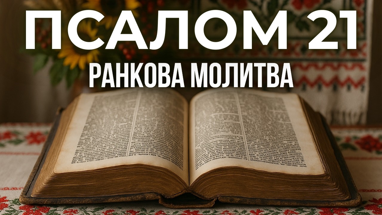 ПСАЛОМ 21 | «Боже мій, чому Ти покинув мене?» Молитва скорботи та тріумфу | Ранкова молитва