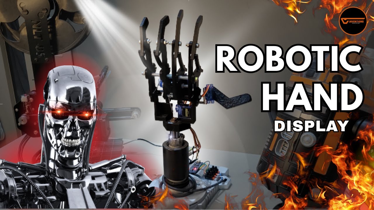I Built a Functional Robotic Hand (Inspired by the Terminator)
