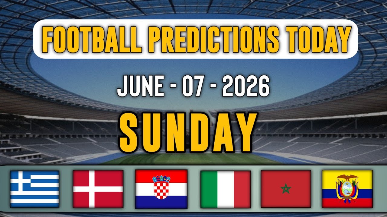 SOCCER/FOOTBALL PREDICTIONS TODAY| Int'l Friendlies | LaLiga2| Argentina Primera B | EliteScore 